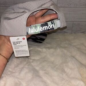 lululemon athletica Light Gray Run Hat